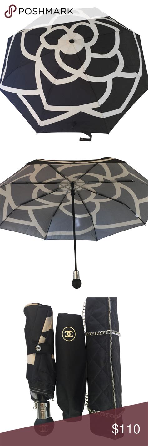 chanel umbrella 2019|chanel camellia umbrella.